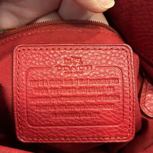 Coach Madison Phoebe F35723 Pebbled Shoulder Bag - Picture 9 of 16